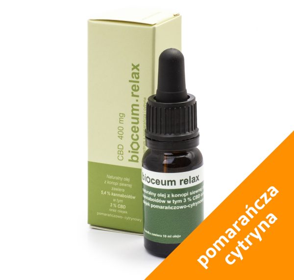 Zestaw 5x Olejek RELAX 3% pomarańcza-cytryna 2000 mg CBD - obrazek 2