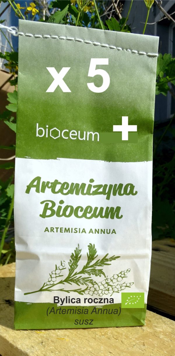 Zestaw 5x EKO susz Bylica Roczna (Artemisia annua) Plus Gratis