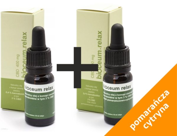 2 olejki 3% RELAX + smakowy CBD -10%