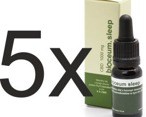 Zestaw 5 x Olejek SLEEP 9% 5000 mg CBD