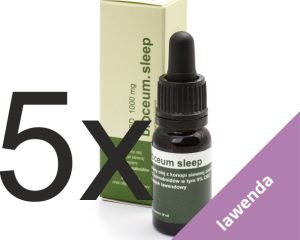Zestaw 5 x Olejek SLEEP 9% + Lawenda 5000 mg CBD