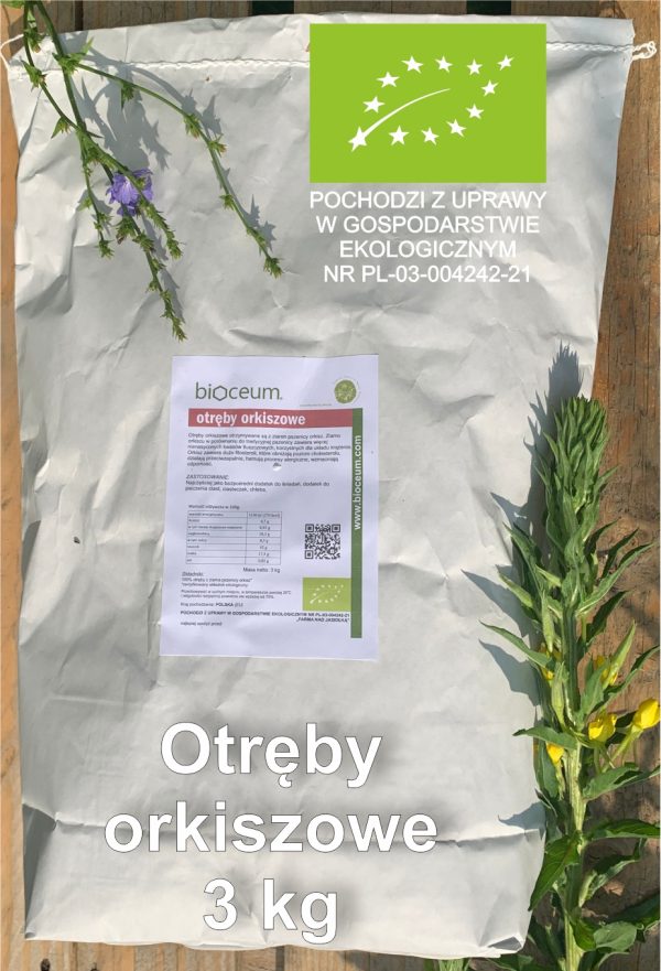 Ekologiczne otręby orkiszowe 3 kg.